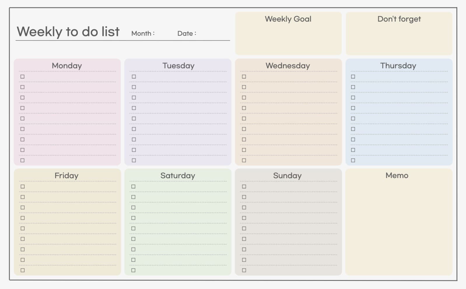 파스텔톤 todolist