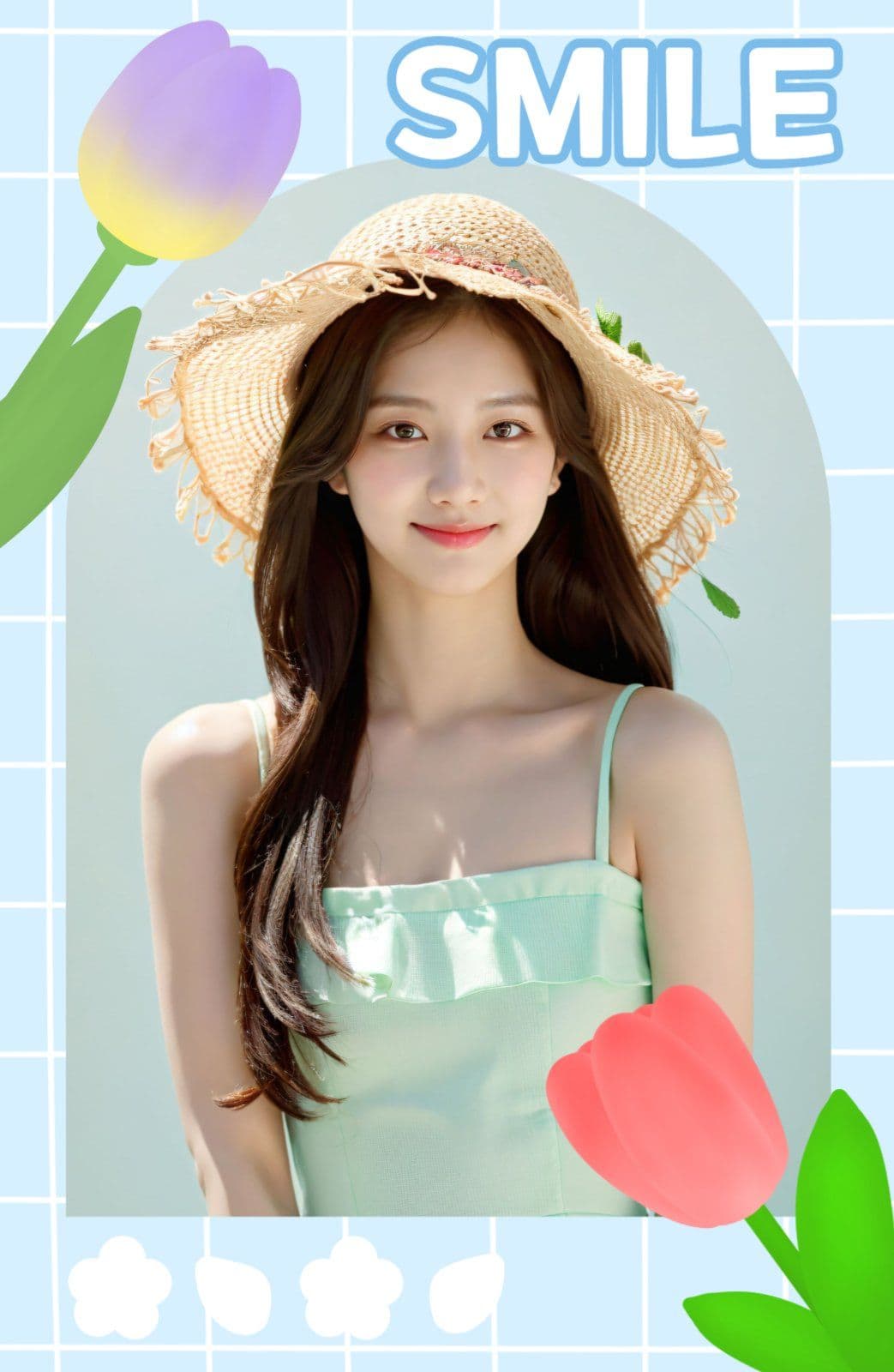 귀여운튤립 포토카드