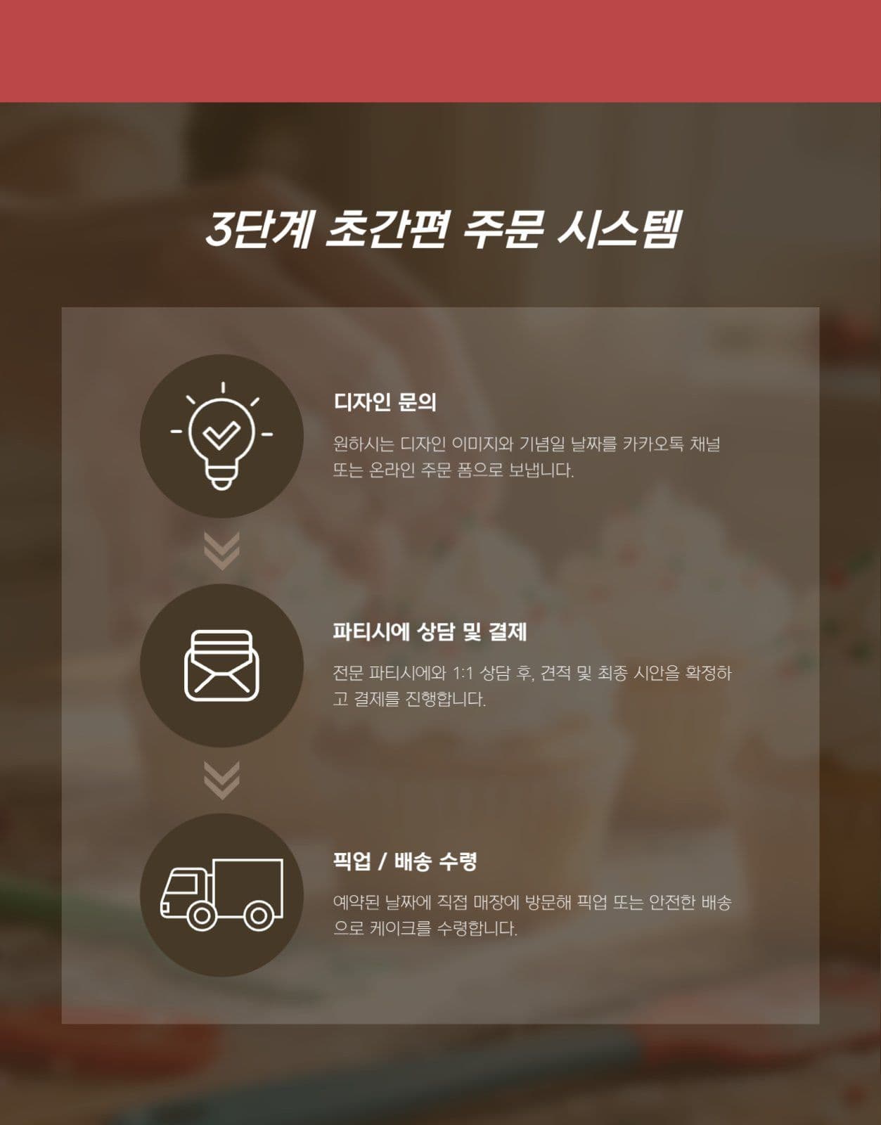 케이크 베이커리 빵 디저트 상세페이지