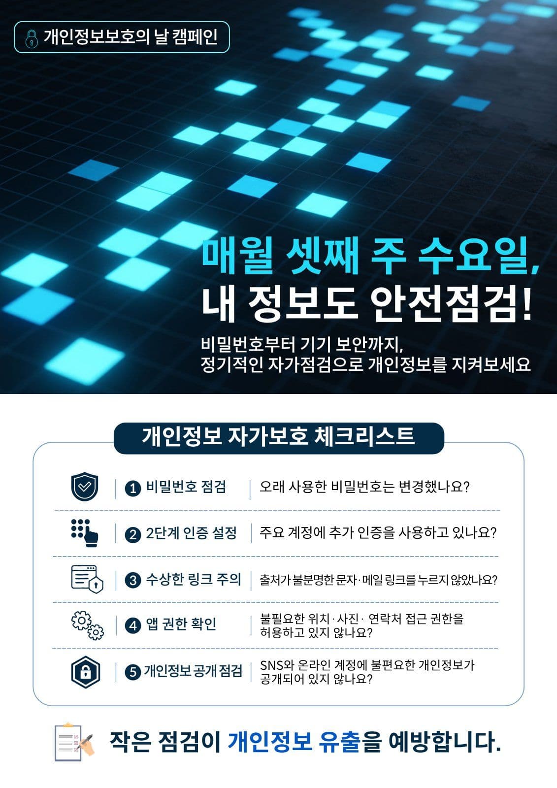개인정보보호 자가점검 캠페인