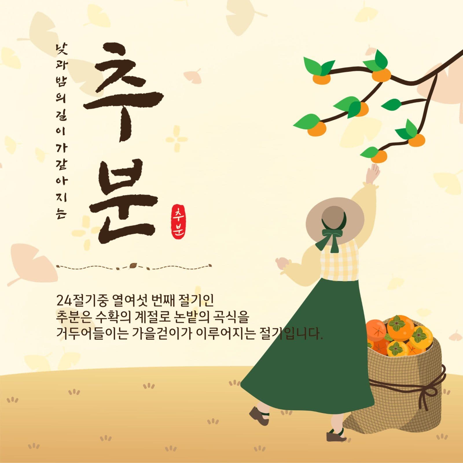가을절기추분