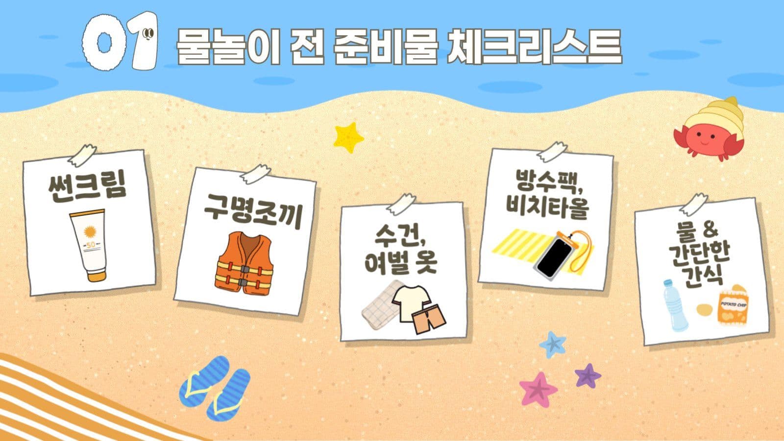 여름바다 물놀이 안전가이드 정보