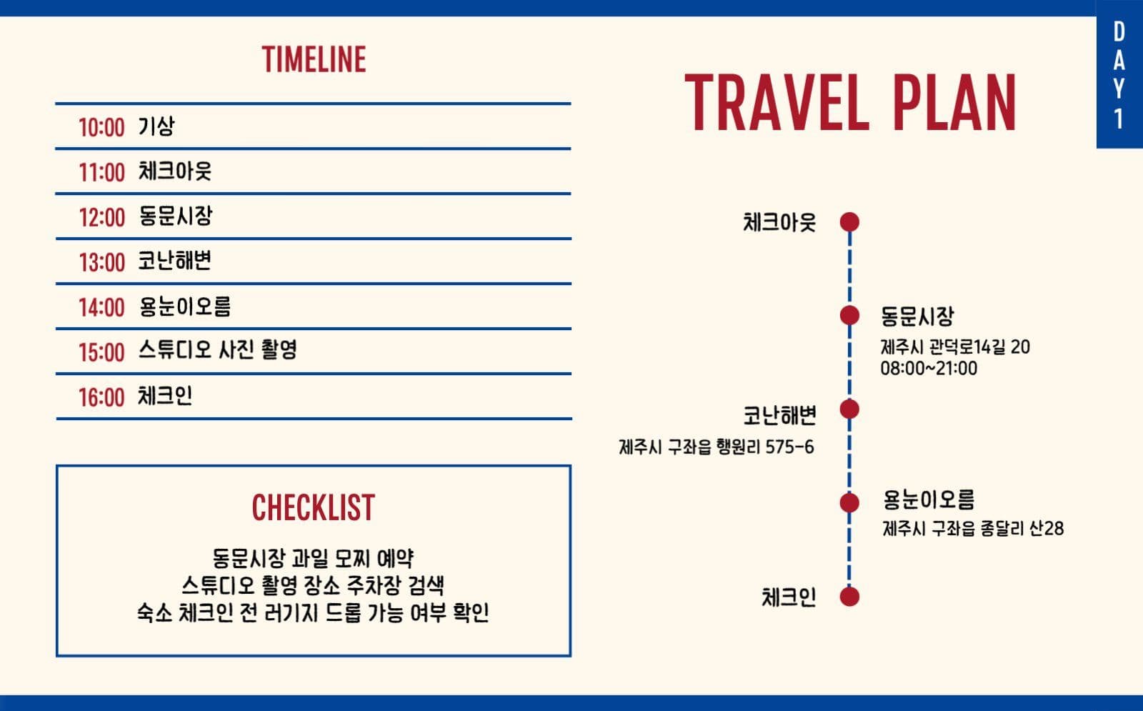 굿노트 Travel Plan