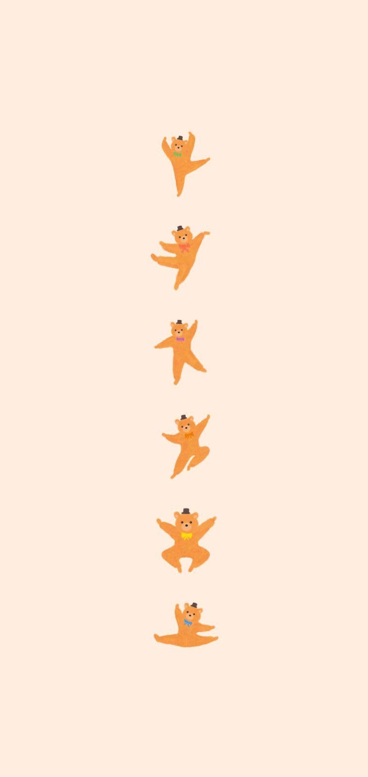 발레하는 곰돌이 배경화면