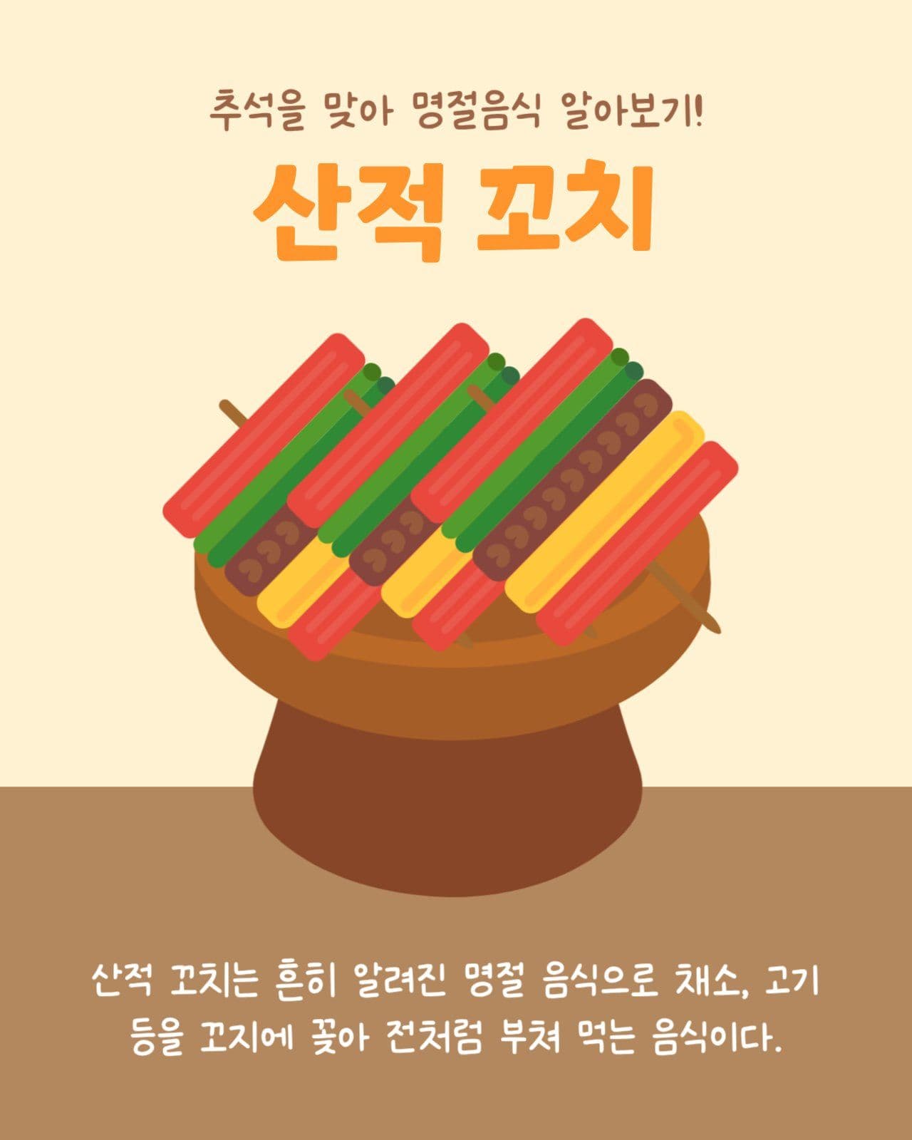추석맞이 명절음식 카드뉴스