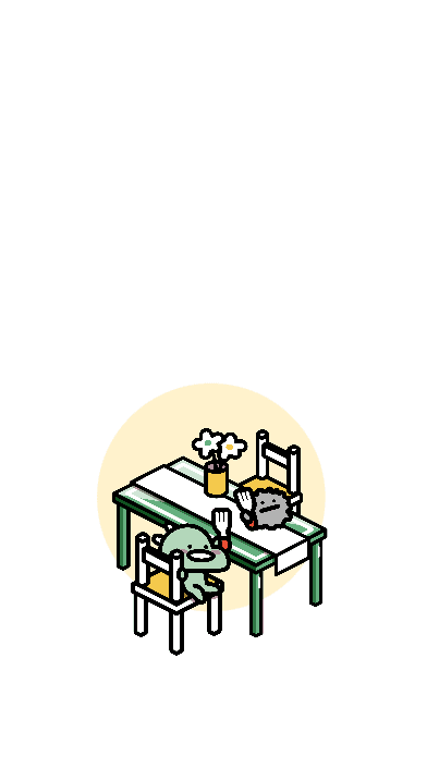이고바바잼 식탁