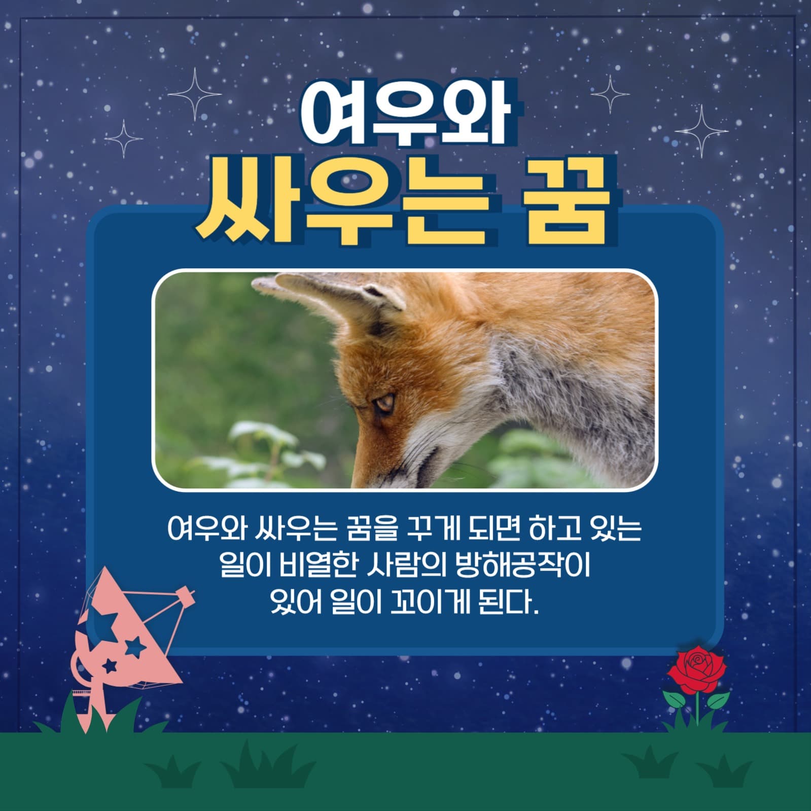 여우 꿈 해몽