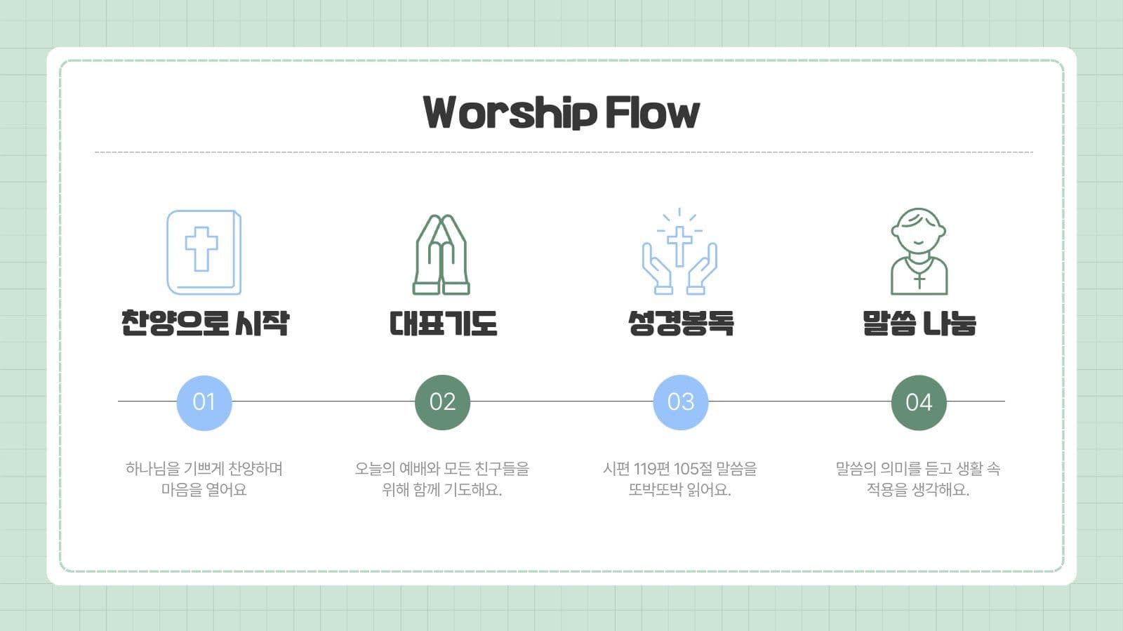 교회 여름수련회 안내 프레젠테이션