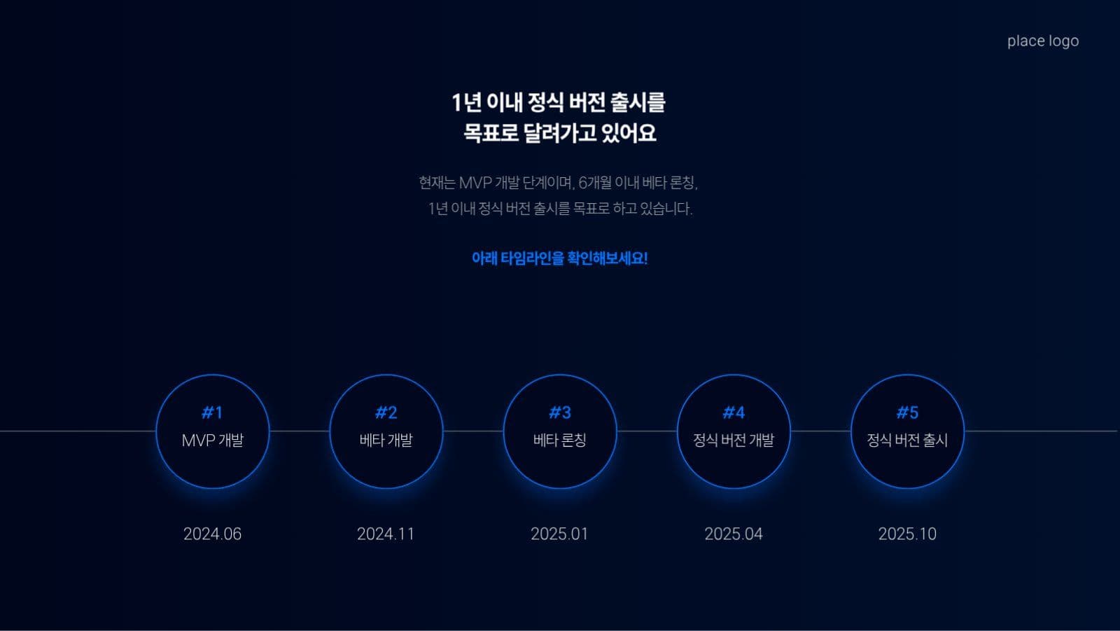 트렌디한 블루 사업계획서 프레젠테이션