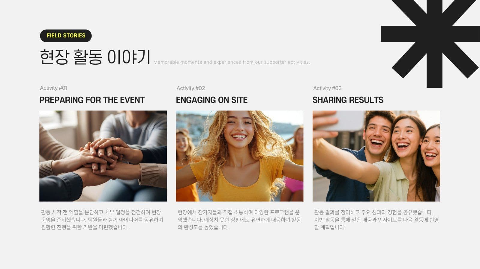 사진을 활용한 감각적인 브랜딩 PPT
