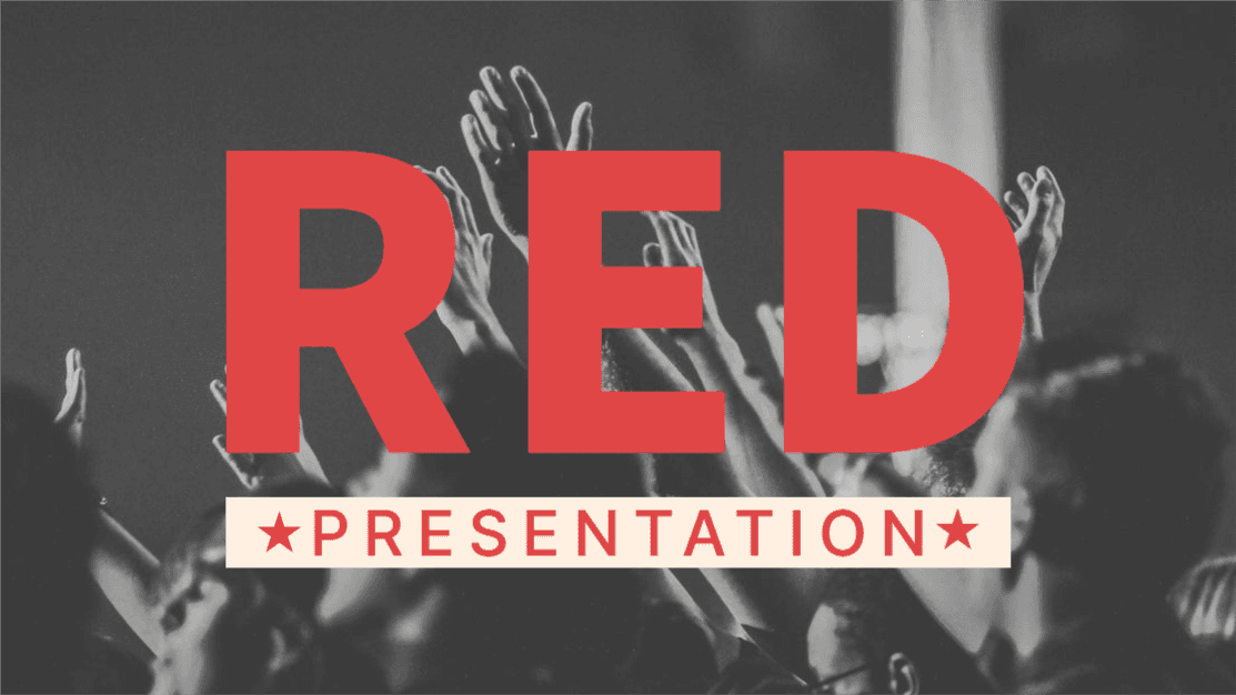 red presentation