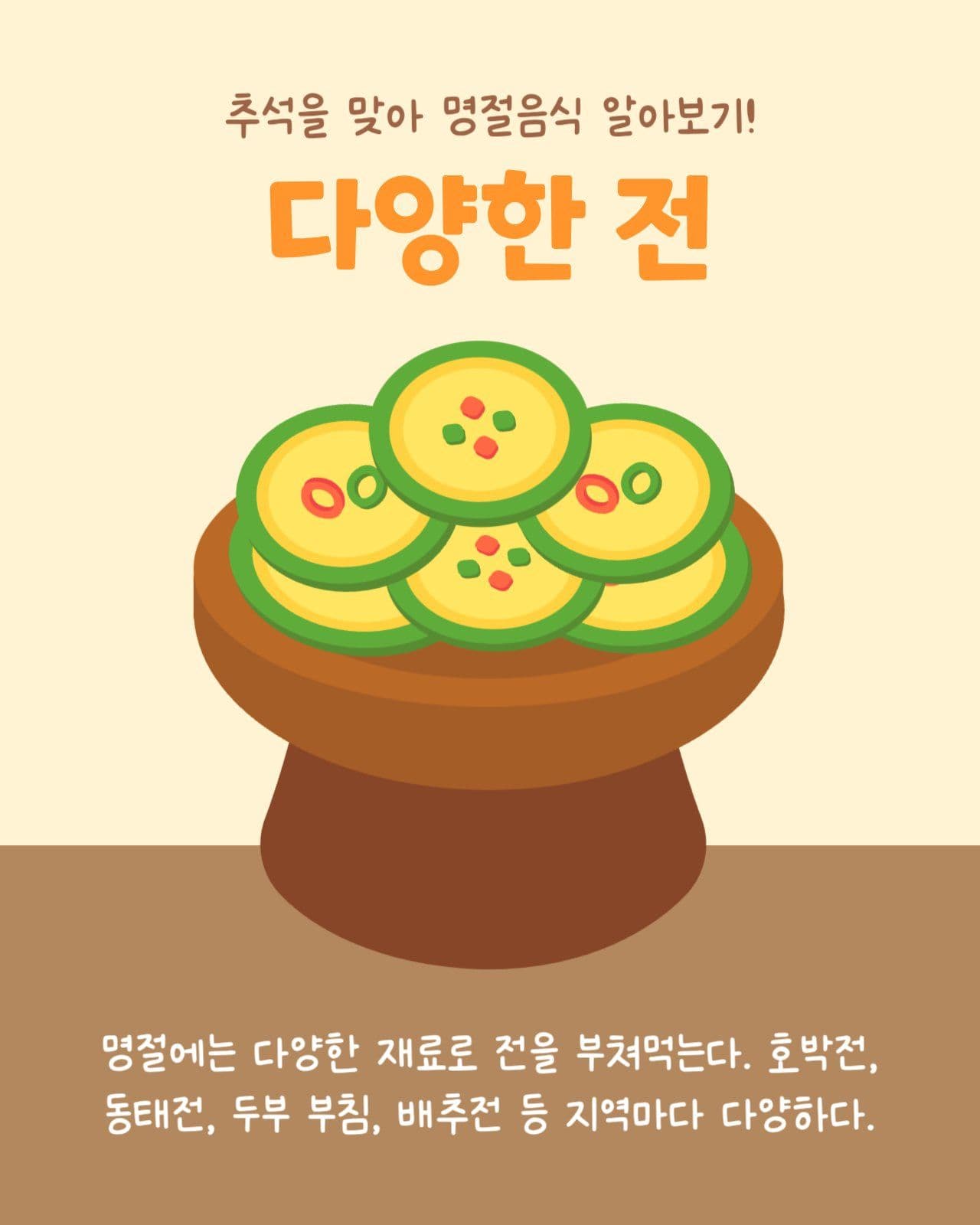 추석맞이 명절음식 카드뉴스