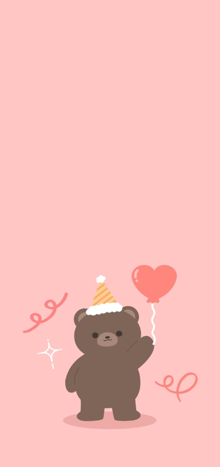 귀여운 곰 캐릭터 배경화면