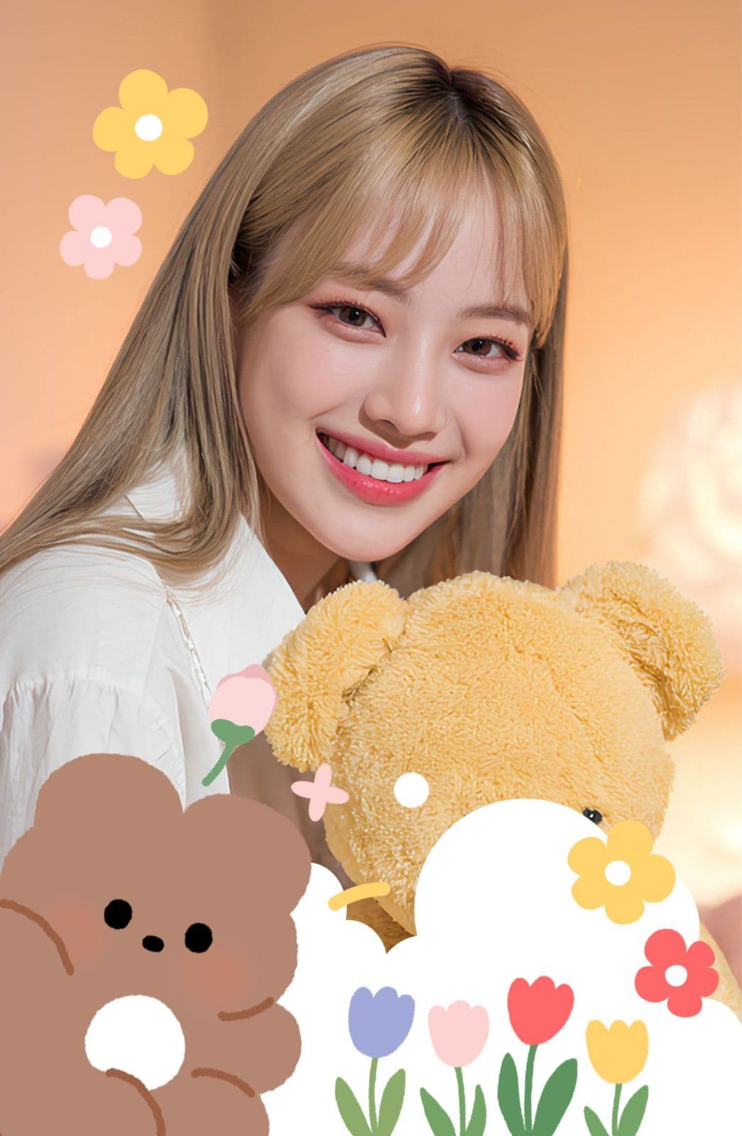 곰인형 포토 프레임