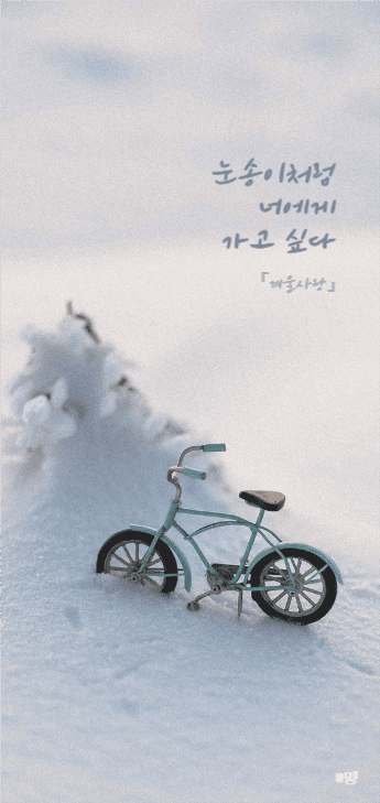 겨울 감성 문구 배경화면