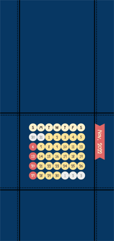 11월 달력 2022년 