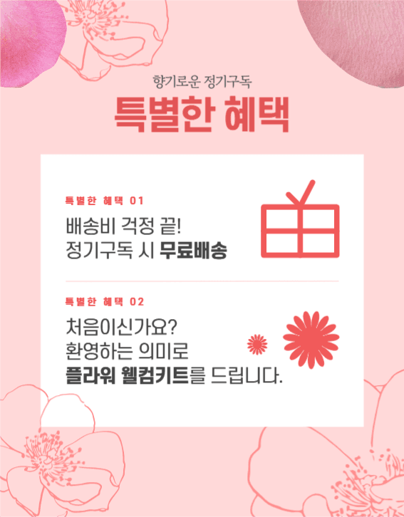 꽃정기구독 상세페이지
