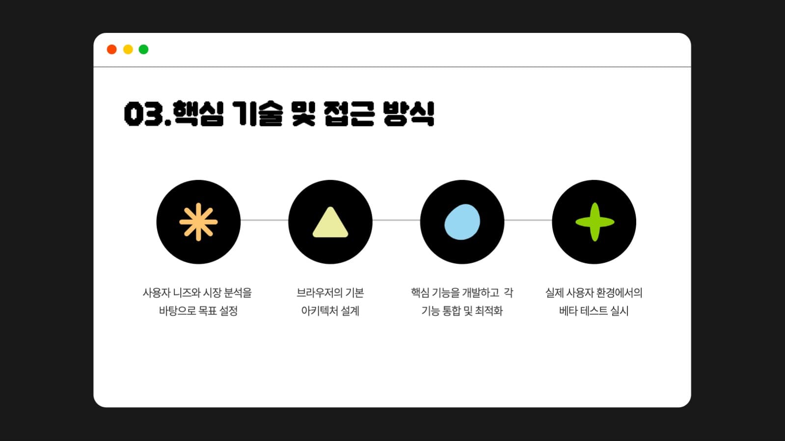 심플 브라우저 컨셉 PPT