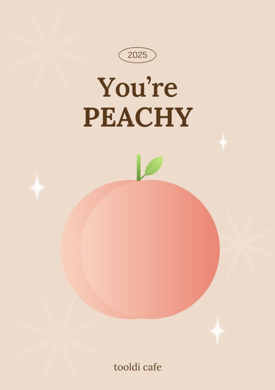 포스터_You're PEACHY