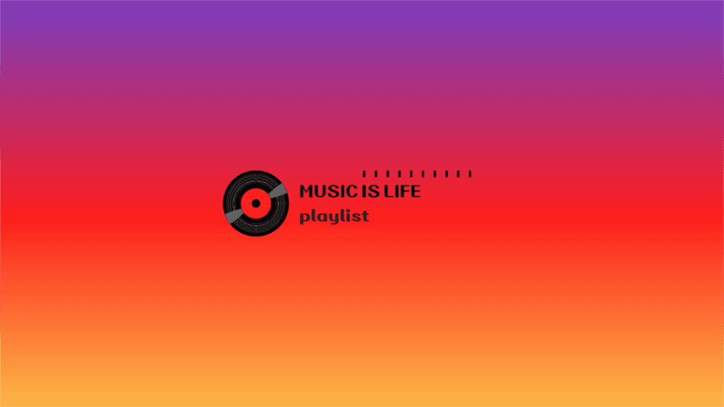 음악 플레이리스트 채널아트