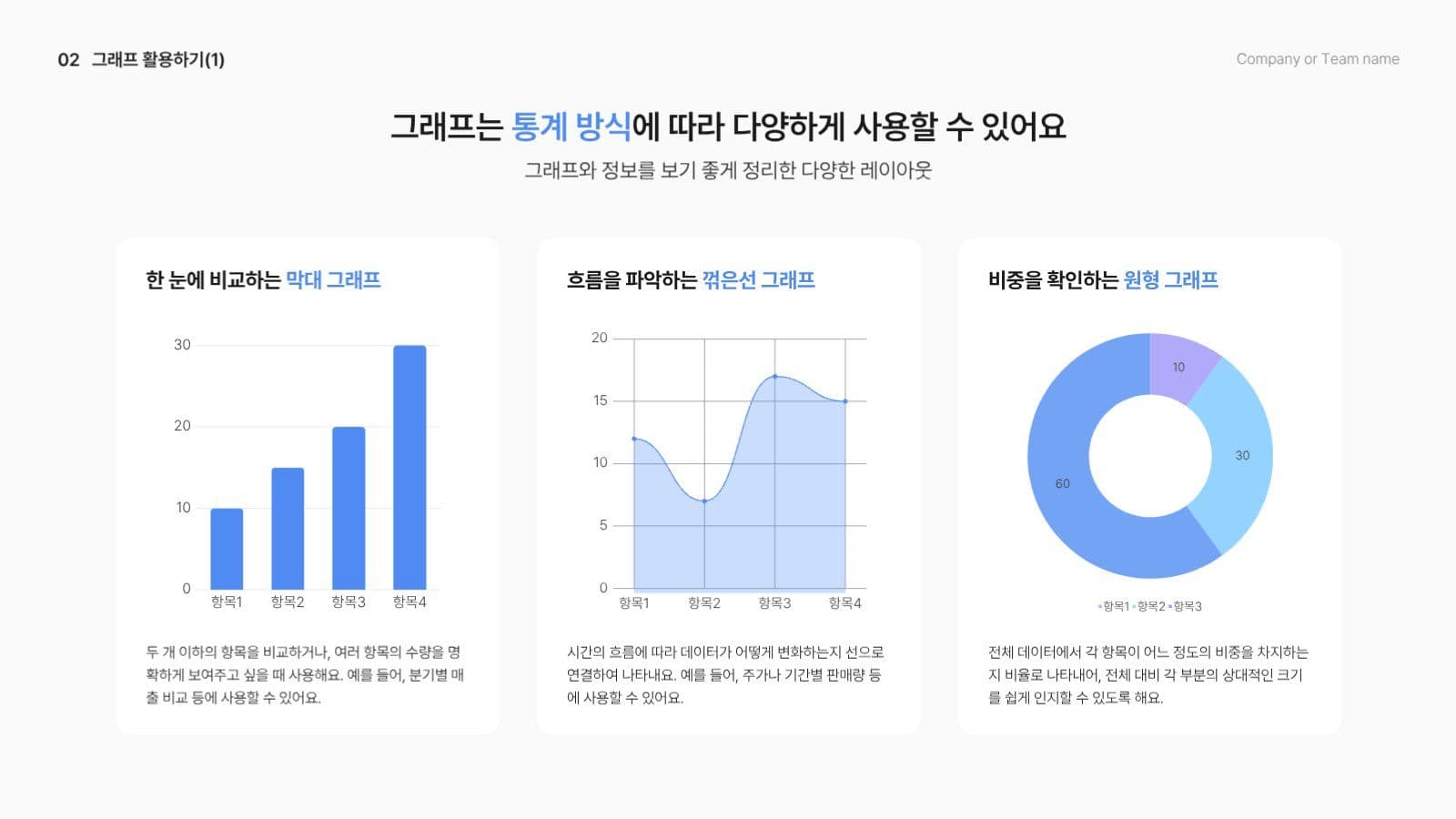 깔끔한 PPT 기본 레이아웃 모음