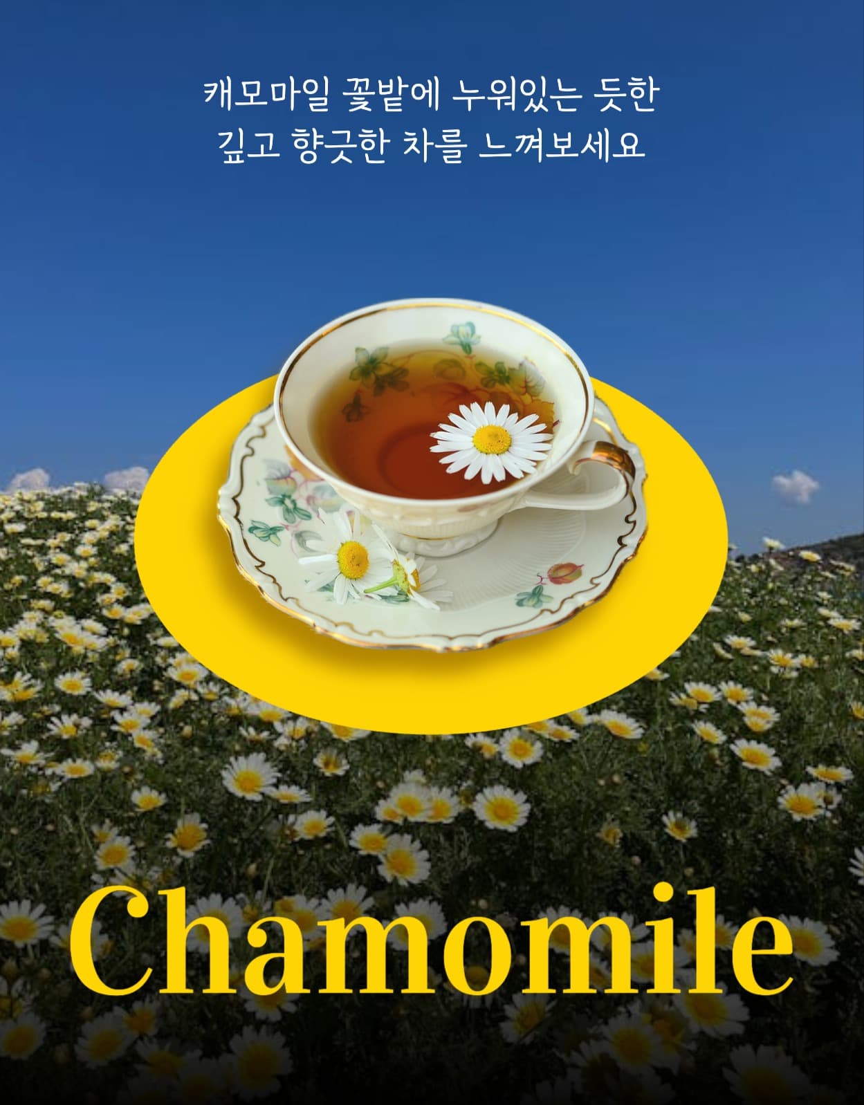 유기농 캐모마일 차 상세페이지