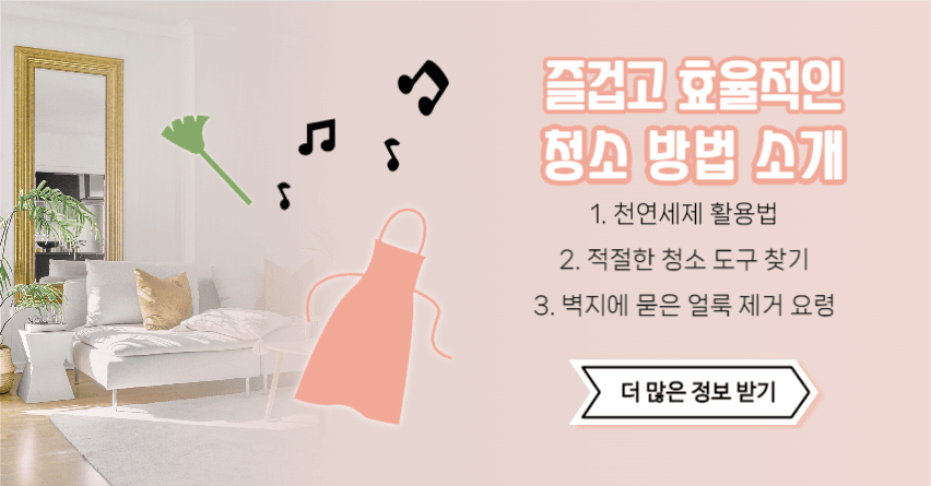 즐거운 청소 인스타