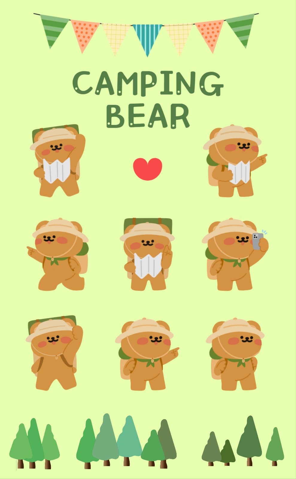 camping bear