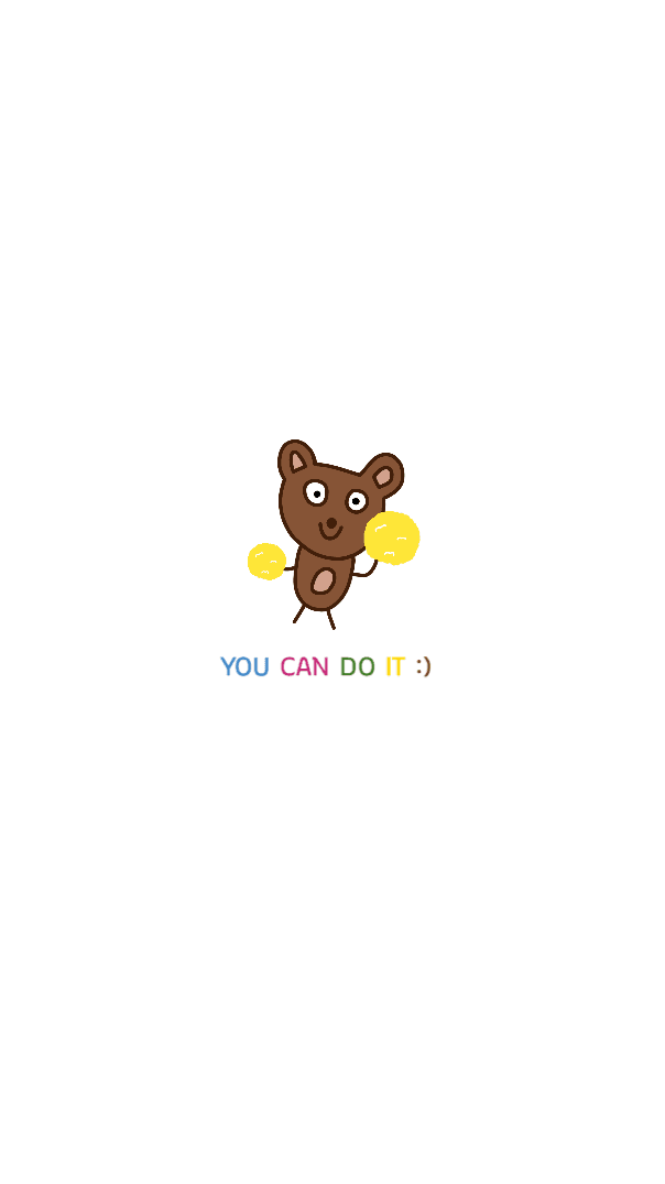 You can do it!