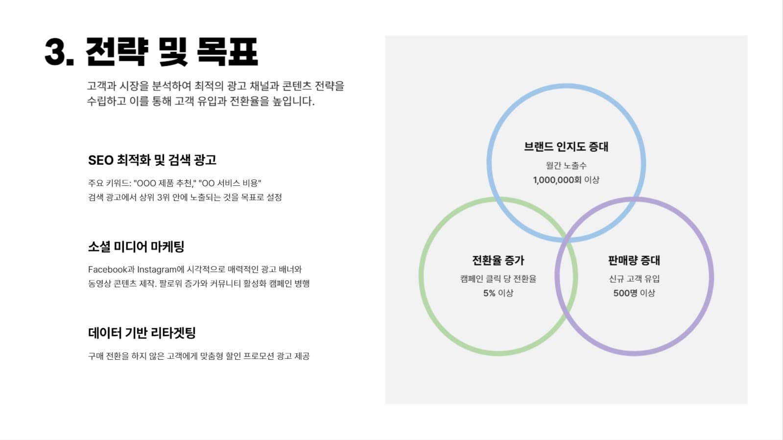 온라인 광고 마케팅 제안서