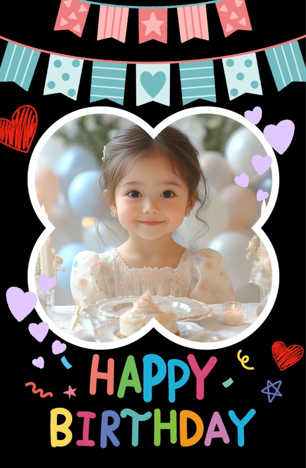 우리아기 생일 포토카드