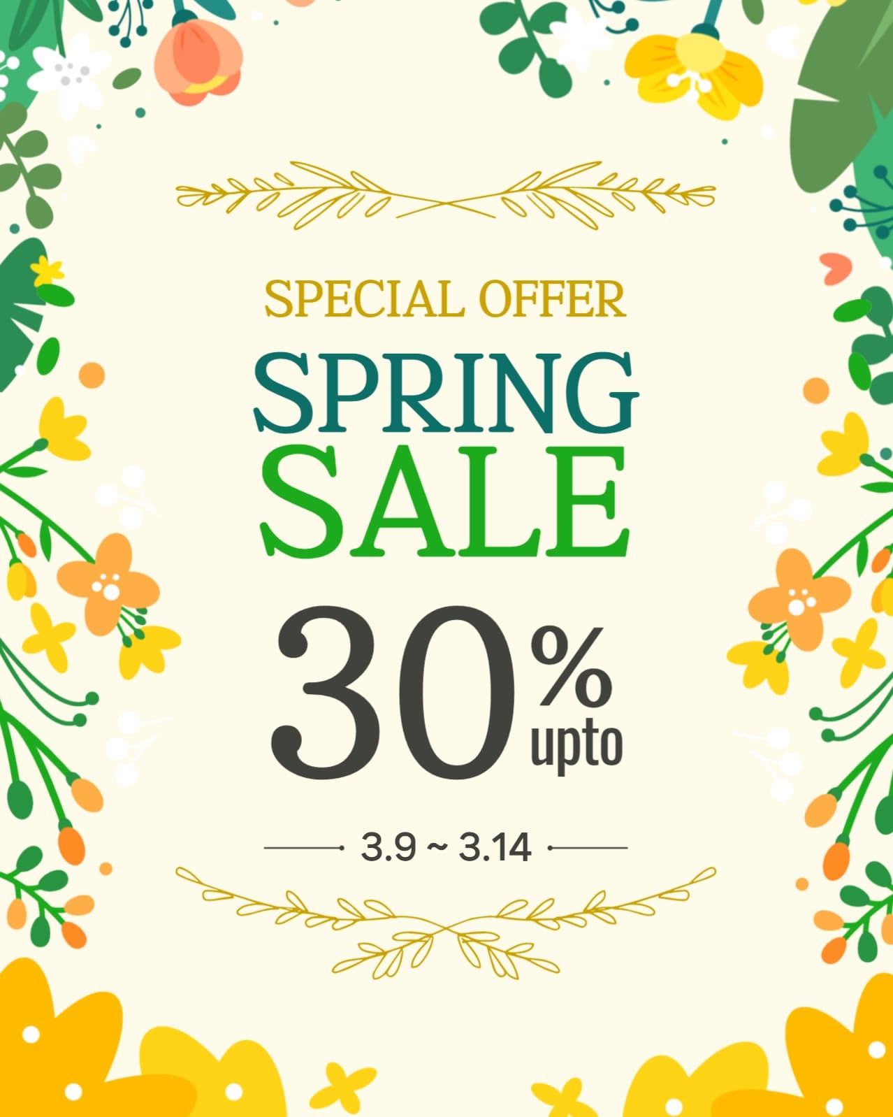 SPRING SALE