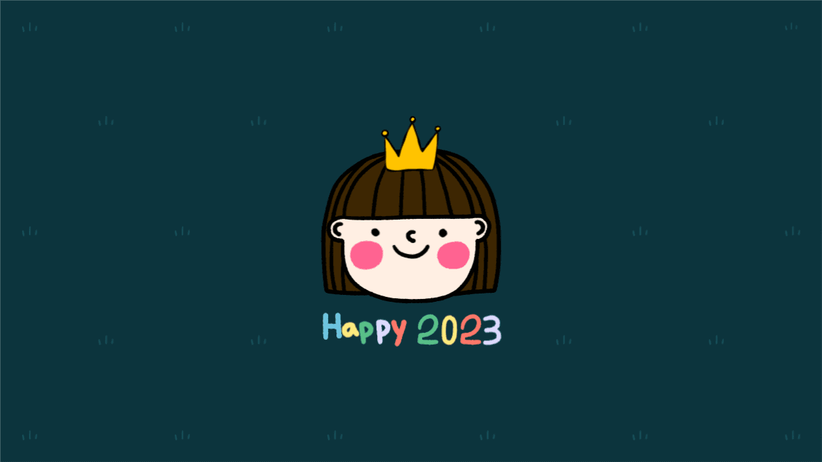해피 2023 배경화면 PC