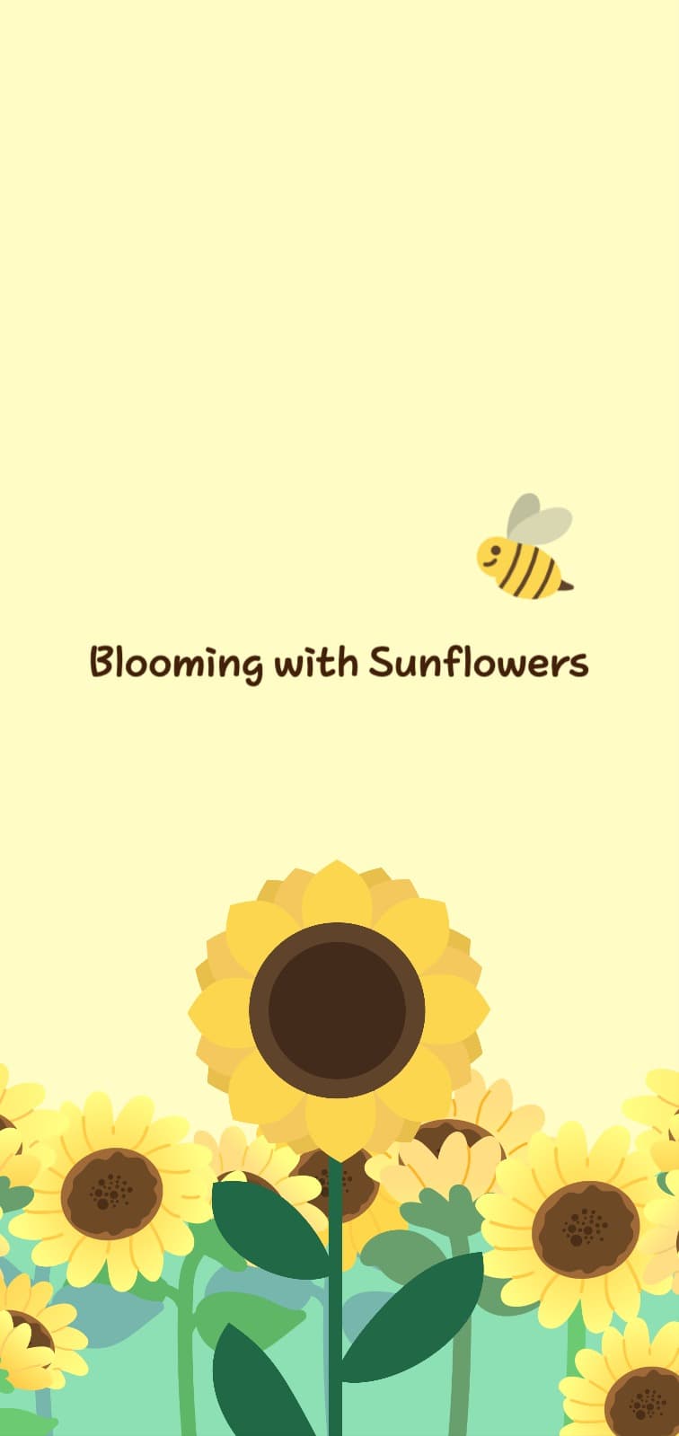 Blooming Sunflowers