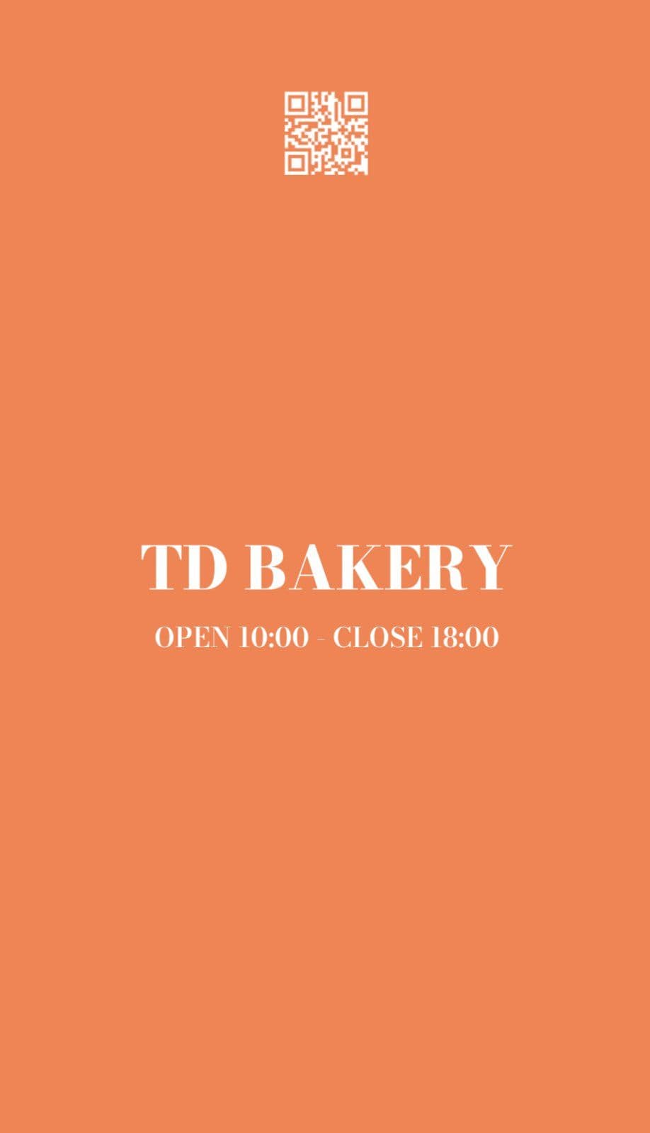 TD 베이커리 쿠폰 명함