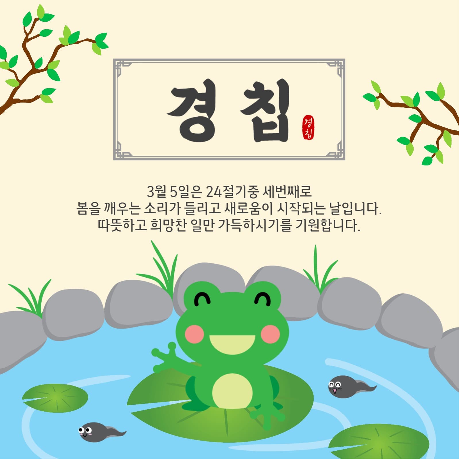 개구리경칩