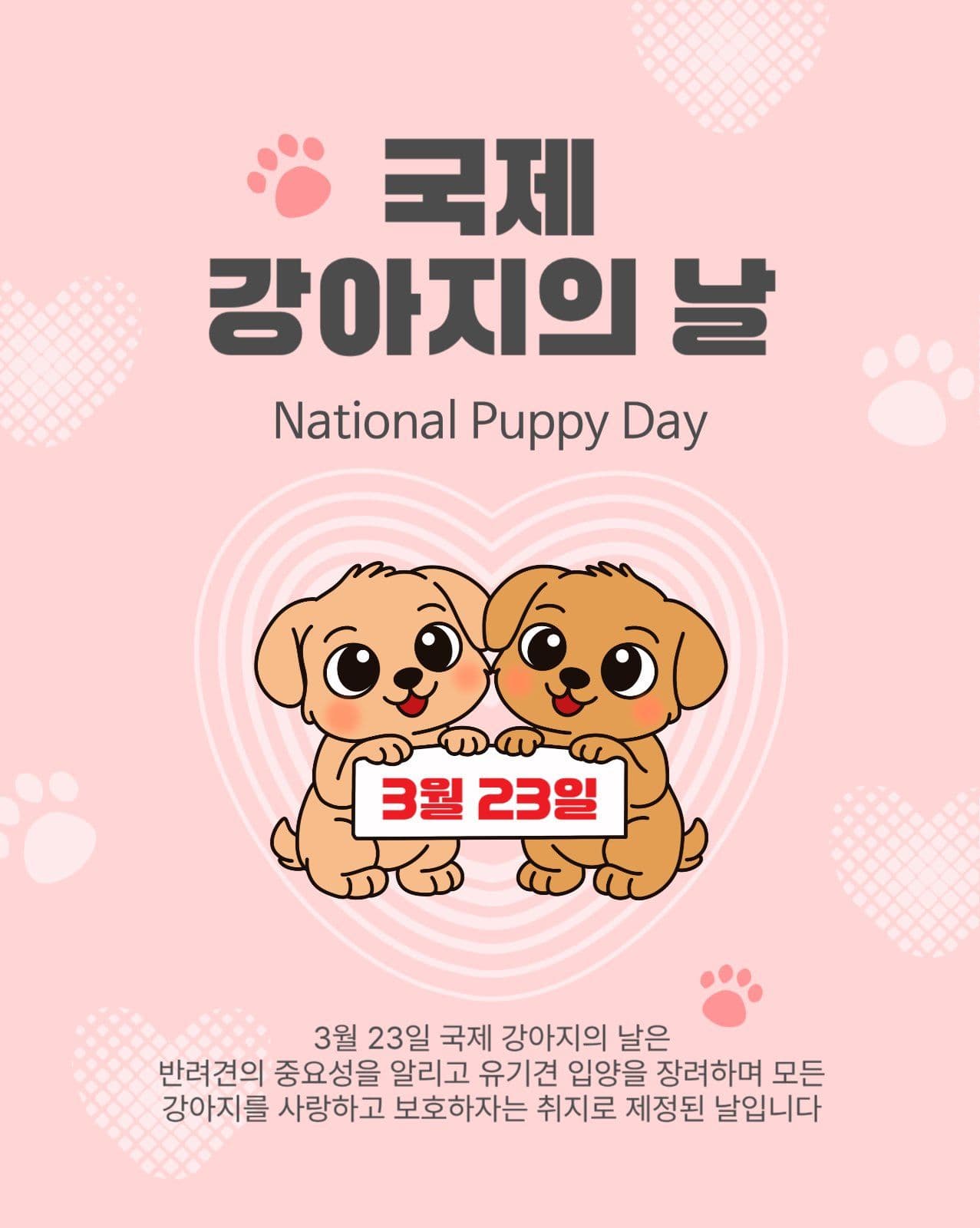 국제강아지의날