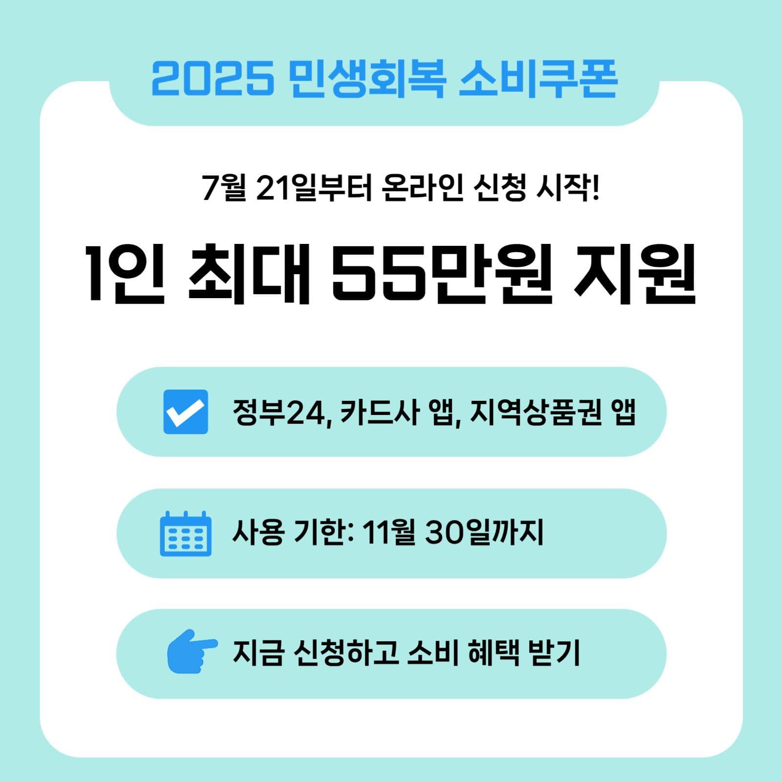 2025 민생회복 소비쿠폰