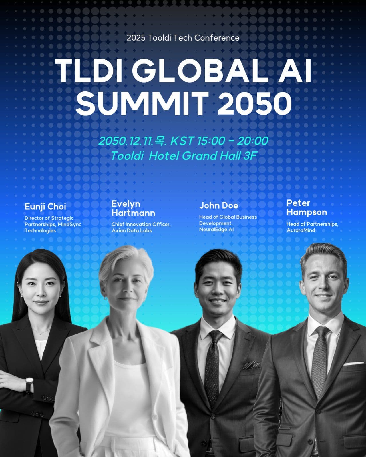 AI 테크 컨퍼런스 SNS 광고소재