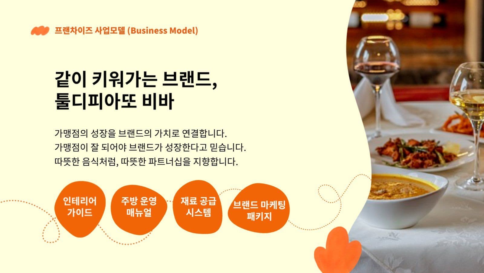식당브랜드 프리젠테이션 ppt