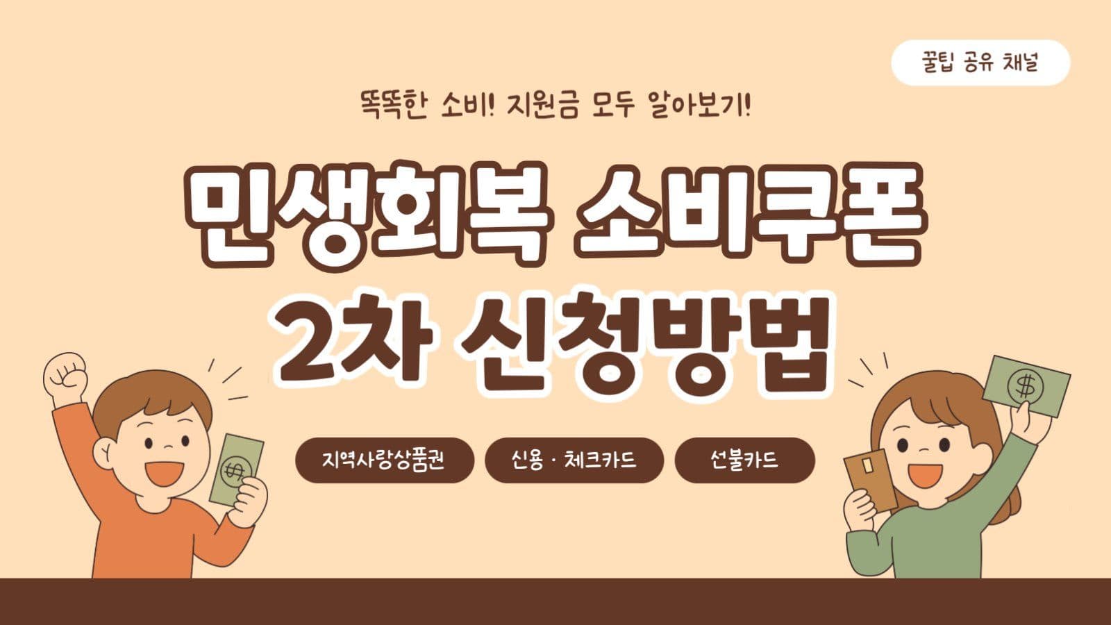 민생회복 소비쿠폰 2차 신청방법