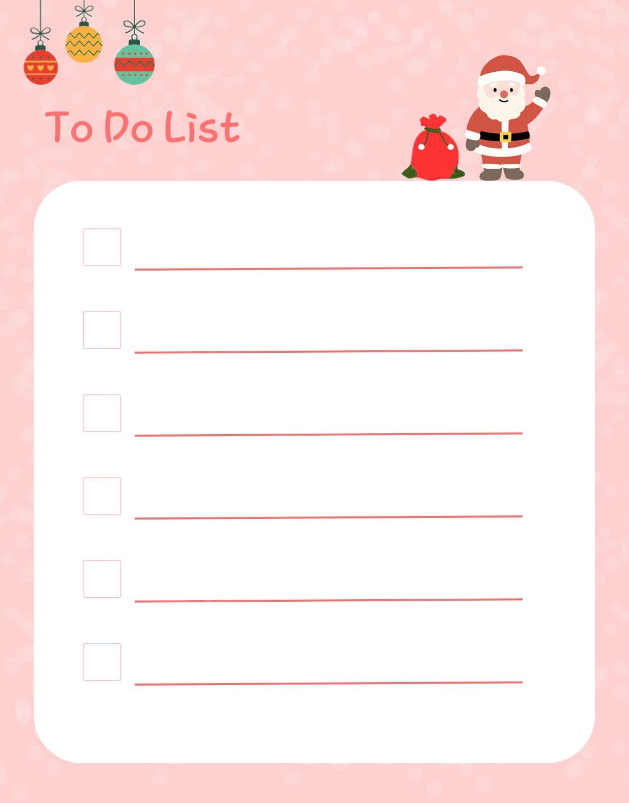 겨울 To Do List