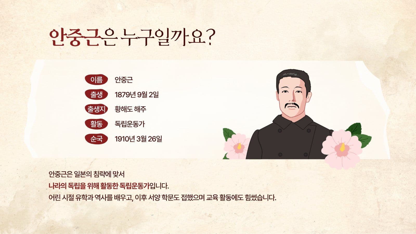 독립운동가 안중근