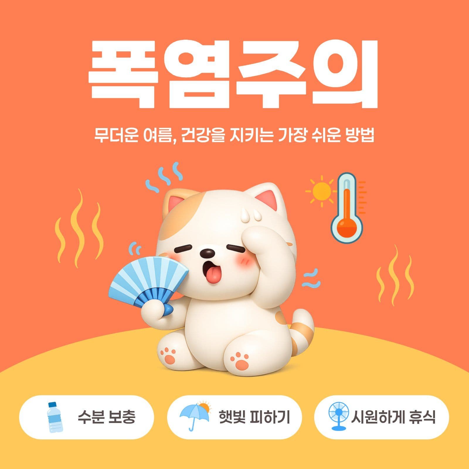 폭염주의 안내