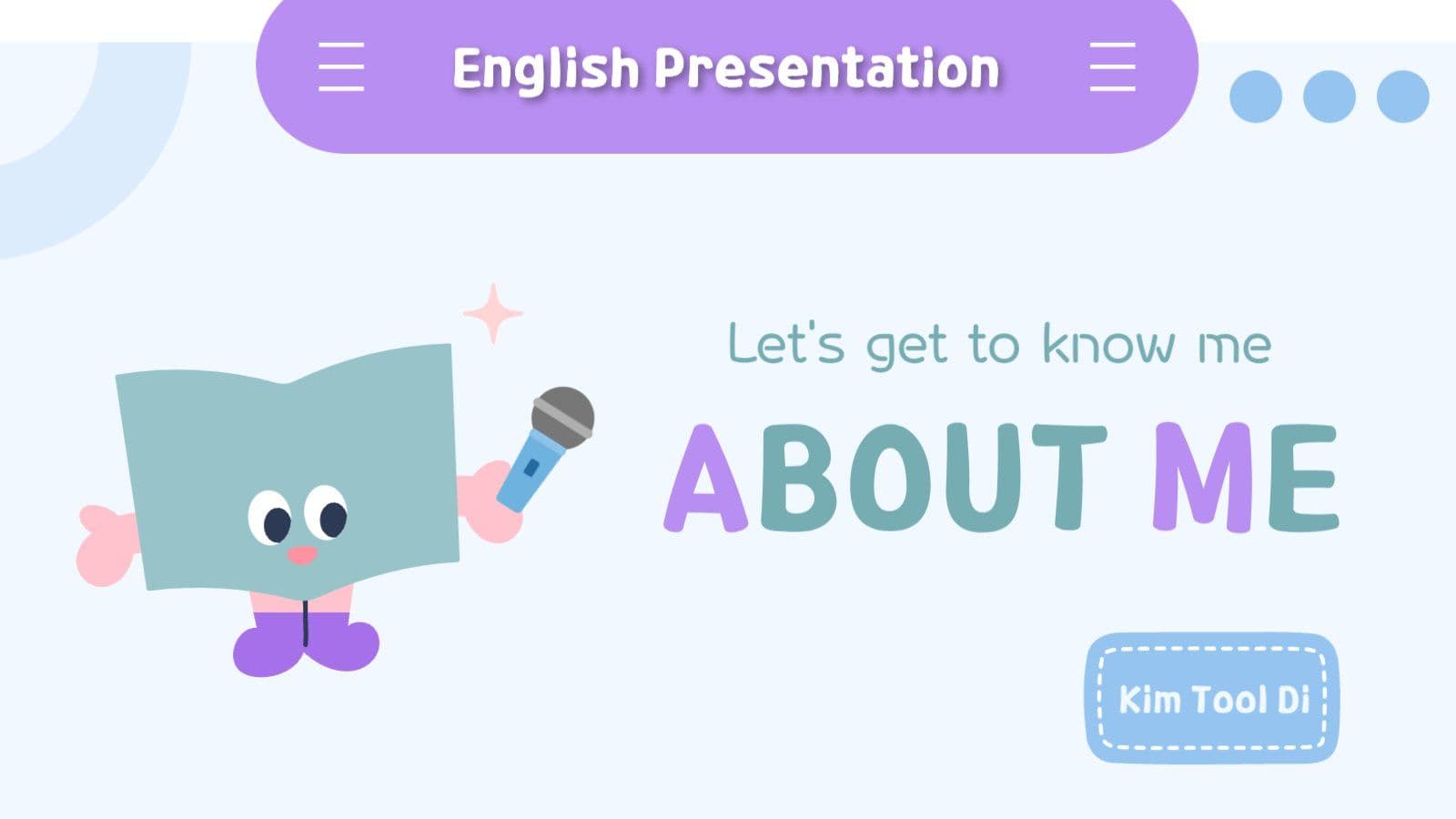 보라색 초록색 조합의 영어 ppt