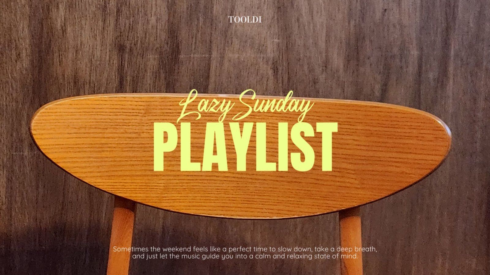 주말 플레이리스트 유튜브 썸네일