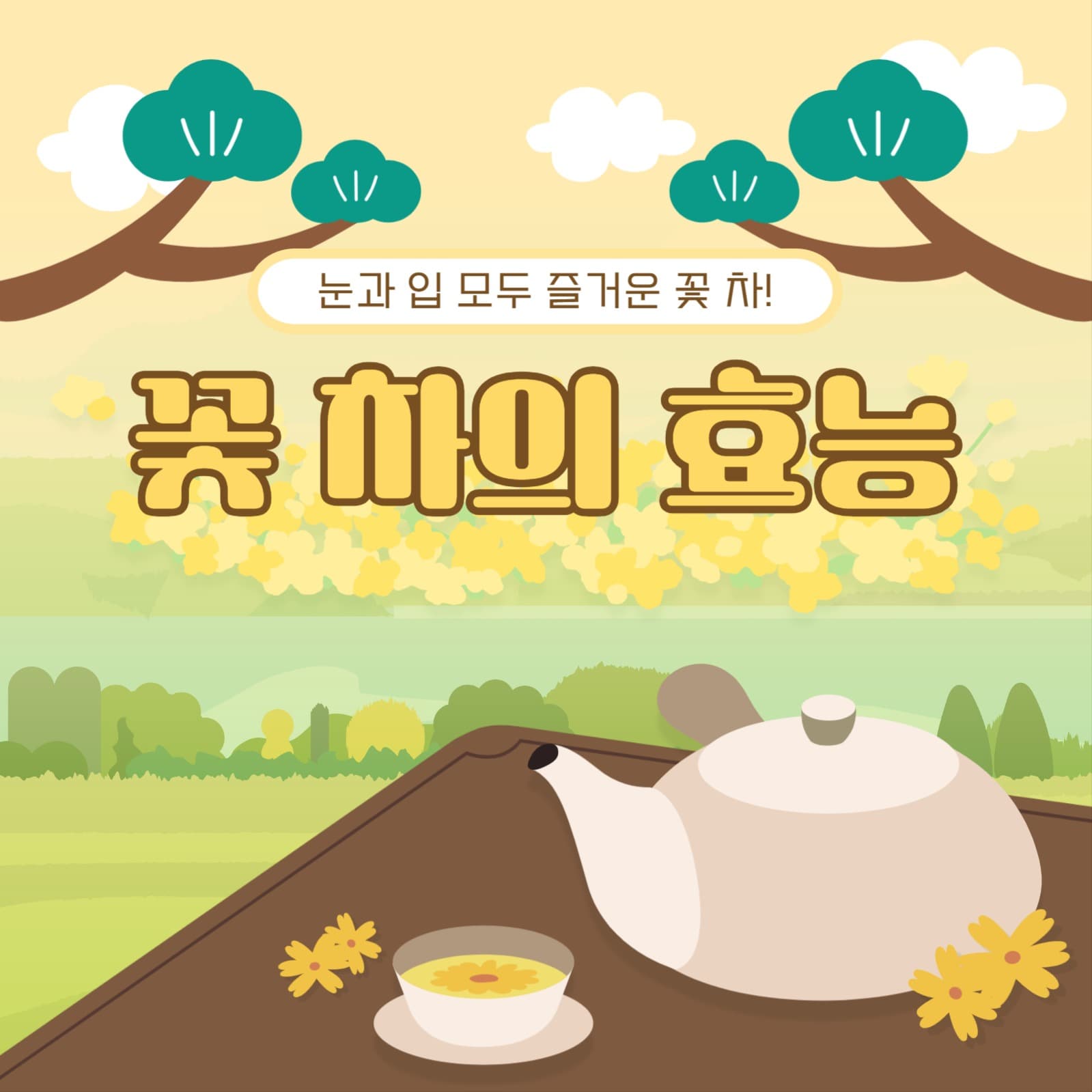 꽃 차의 효능