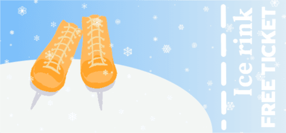 아이스링크 무료 티켓