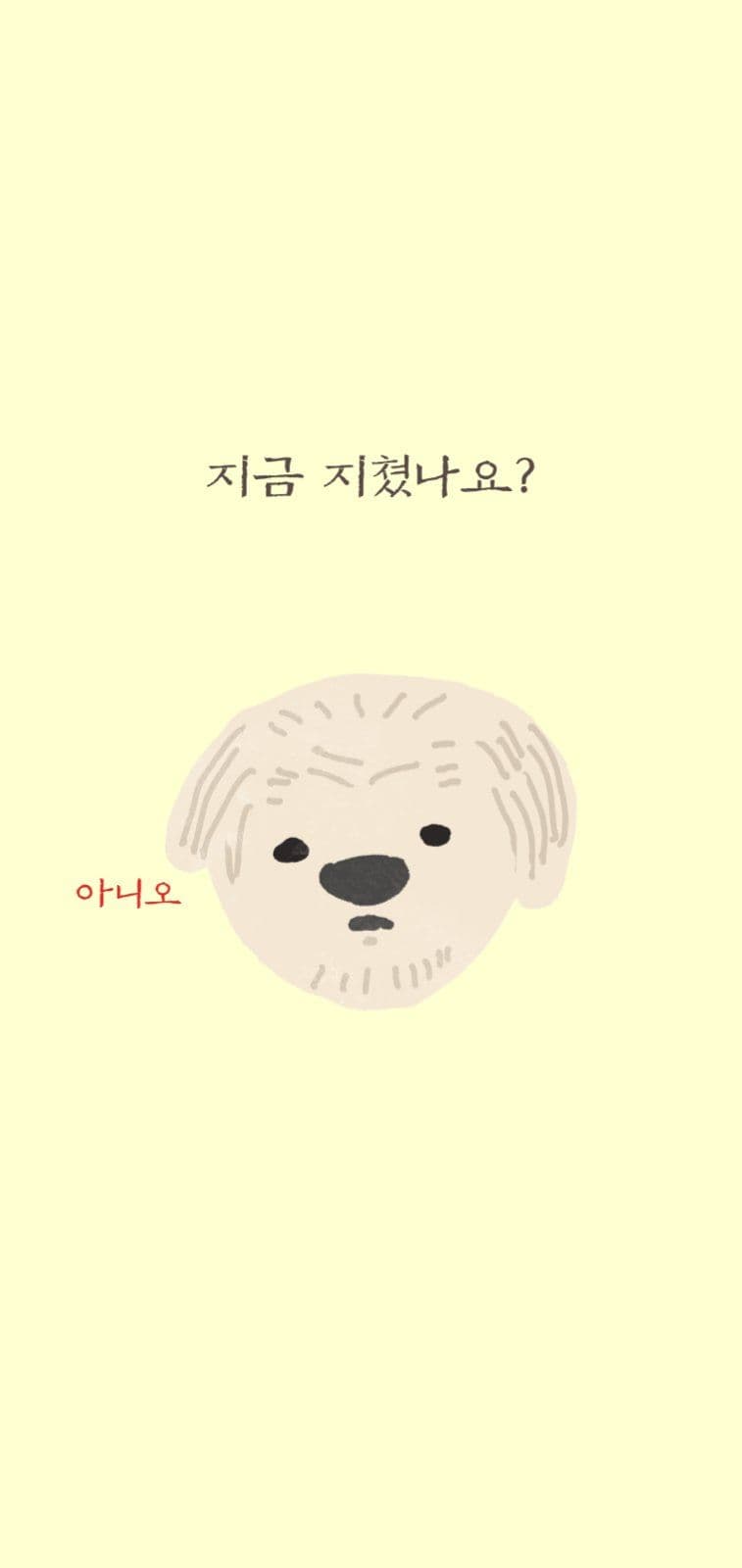 지금지쳤나요?네