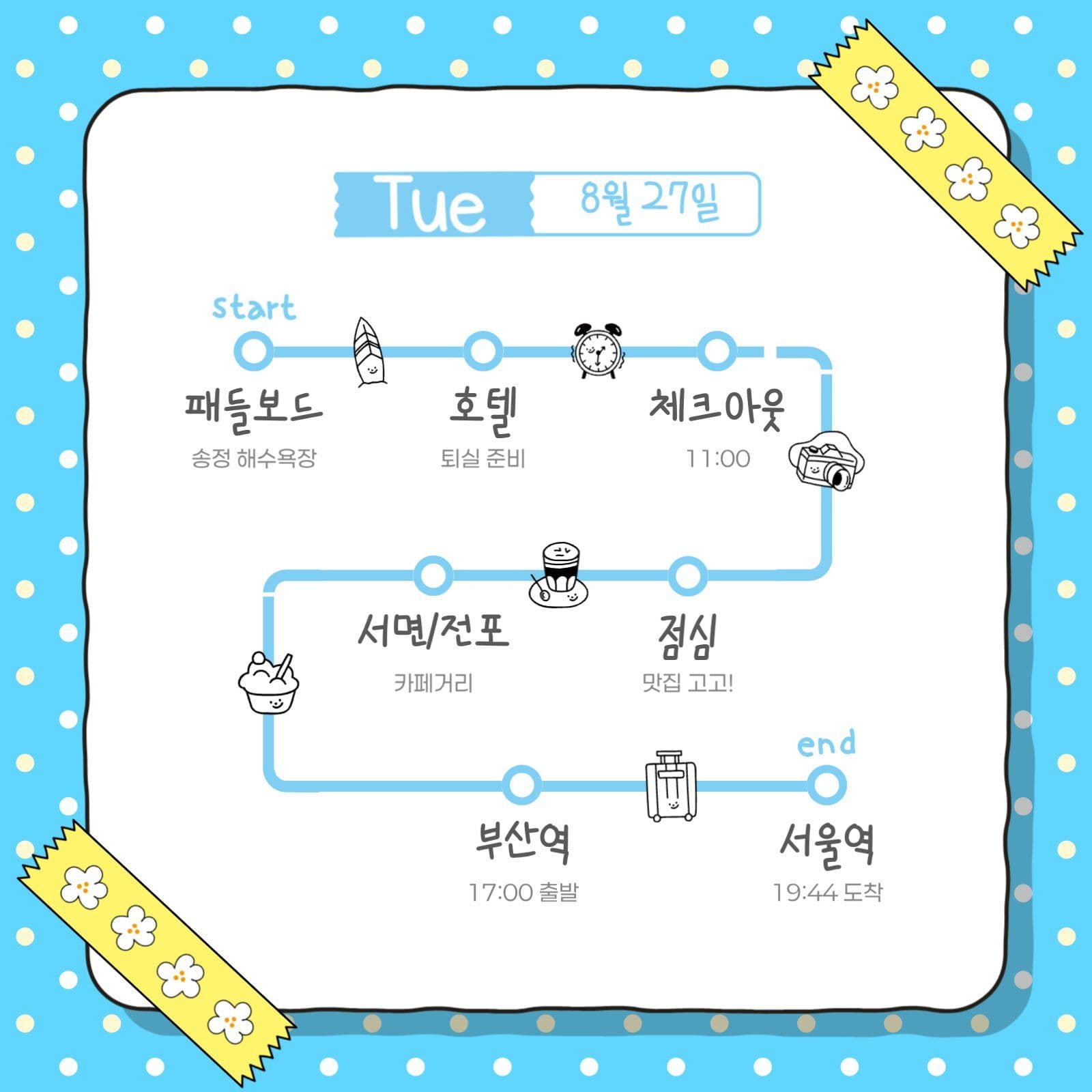 부산여행 계획 카드뉴스